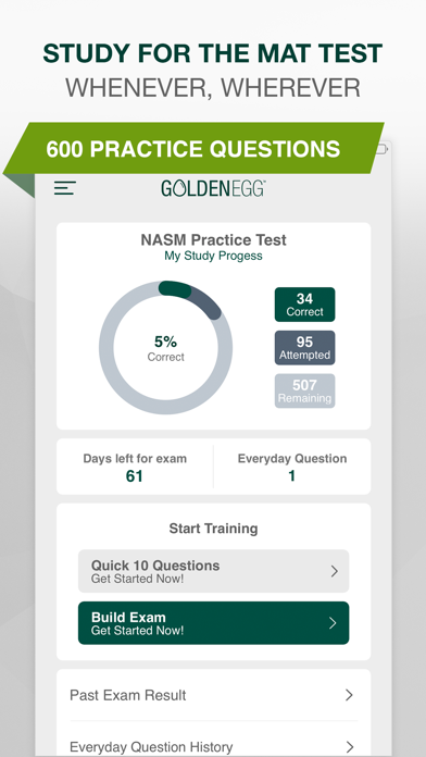 How to cancel & delete NASM CPT Practice Test Prep from iphone & ipad 1