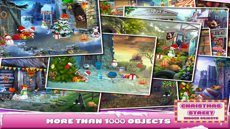 Christmas Street Hidden Object screenshot-4