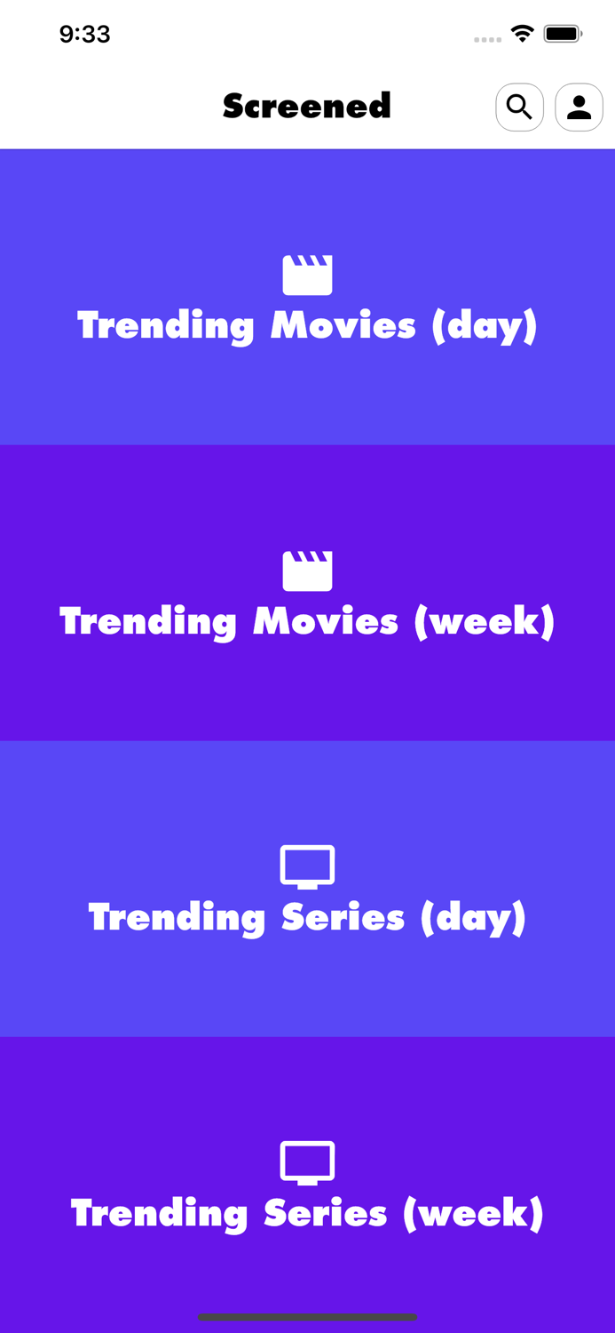 Screened - Movies  Series