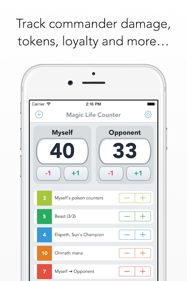 Magic Life Counter screenshot 2