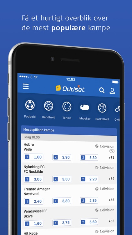 Oddset - betting på live sport screenshot-0