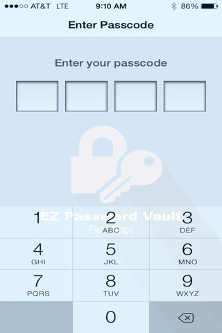 EZ Password Vault - náhled