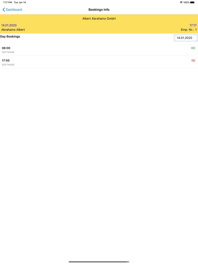Krutec Zeiterfassung V6 Im App Store