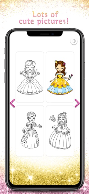 Princess Coloring Book Sparkle(圖3)-速報App