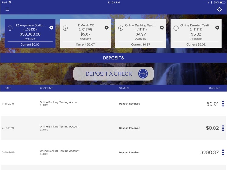 Bank of Akron Personal foriPad screenshot-3