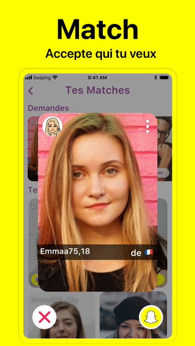 Swiping - Amis Snap Swiping - Amis Snap