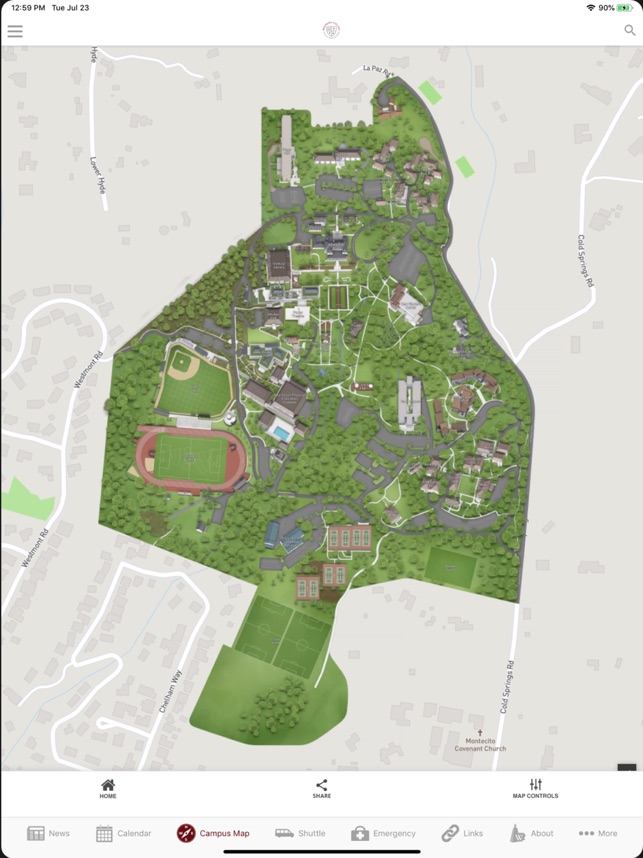 Westmont College Map 643x0w 
