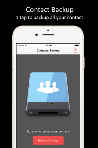 Contacts Backup Lite - náhled