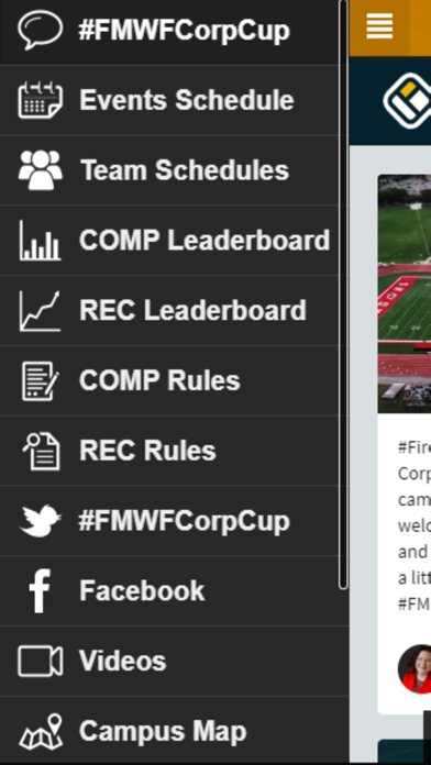 How to cancel & delete #FMWFCorpCup from iphone & ipad 1