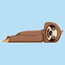Sloth emojis & funny stickers
