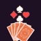 Card Suit is a thrilling game that you can play with other player to create all 5 cards of the same suit