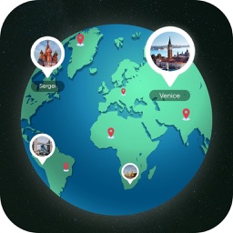 3D World Map : Famous Places