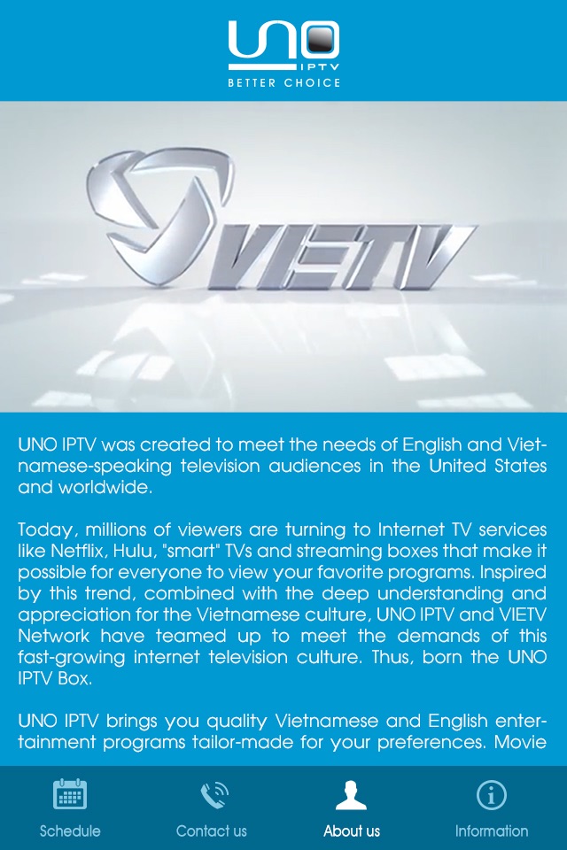 UNO IPTV screenshot 2