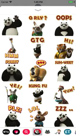 Game screenshot Kung Fu Panda Stickers mod apk