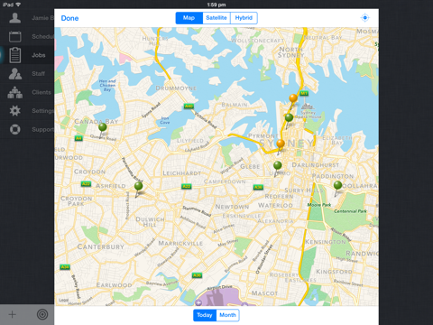 GeoOp Job Management for iPad - náhled