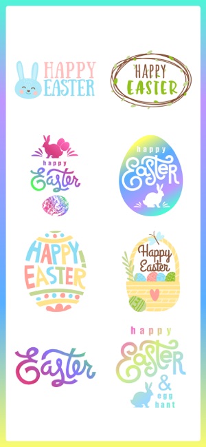 Happy Egg Hunt Easter Stickers(圖3)-速報App