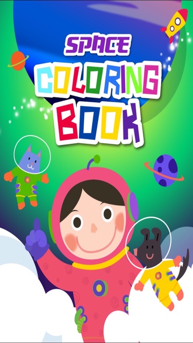 How to cancel & delete Space Coloring Book from iphone & ipad 1