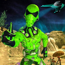 Green Area 51 Alien Escape