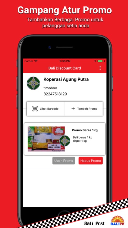 Merchant Bali Discount Card