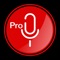Quick Audio Recorder Pro provides you high quality audio recording in multiple audio formats