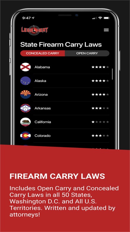 CCW & US Gun Laws - Legal Heat screenshot-1