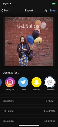 Captura de Pantalla 3 Cinemagraph Pro iphone