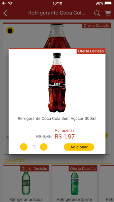 Decisão Entrega - Supermercado screenshot 3