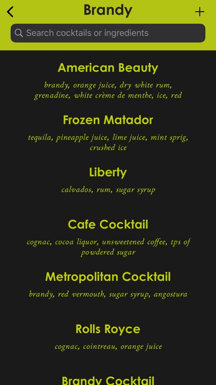 Cocktail Manual