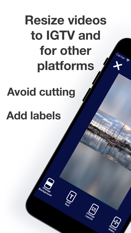 Video Resizer for IGTV no-crop