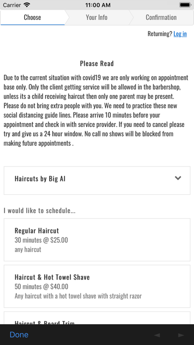 How to cancel & delete Big Al's BarberShop from iphone & ipad 4