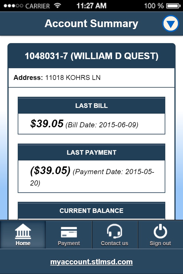 MSD Bill Pay screenshot 2