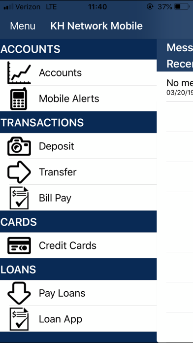 KH Credit Union Mobile screenshot 3