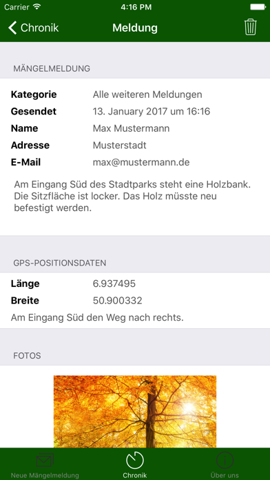 Melde-App Stadt Recklinghausen screenshot 2