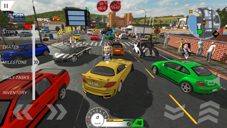 Car Drivers Online: Fun City screenshot-0