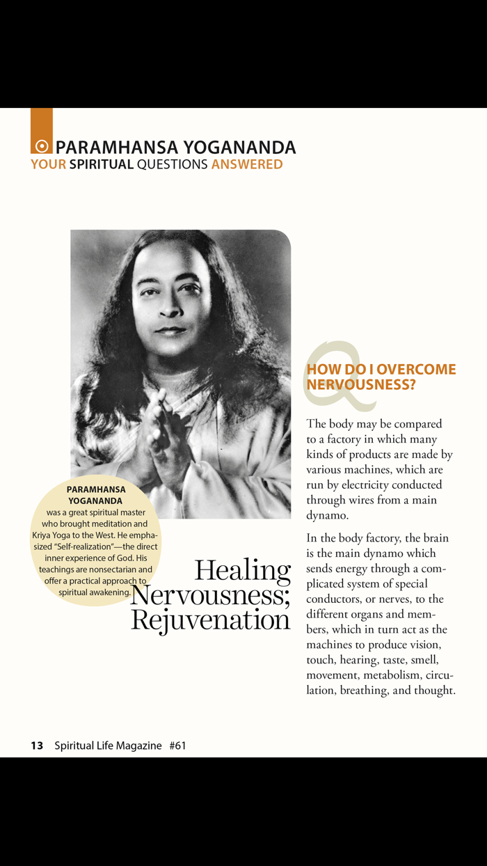 Spiritual Life Magazine