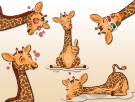 Cute Giraffe Animal Stickers!