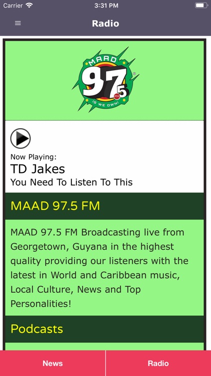 MAAD 97.5FM GUYANA