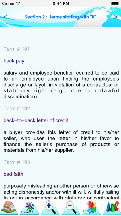 Commercial  Law Terminology screenshot-4