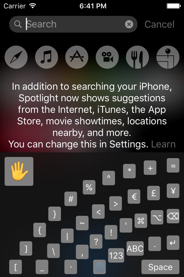 One-Hand Keyboard screenshot 4