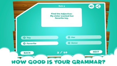 How to cancel & delete Learning Adjectives Quiz Kids from iphone & ipad 1
