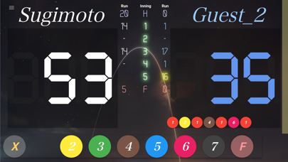 neon  cue sports score board screenshot 4