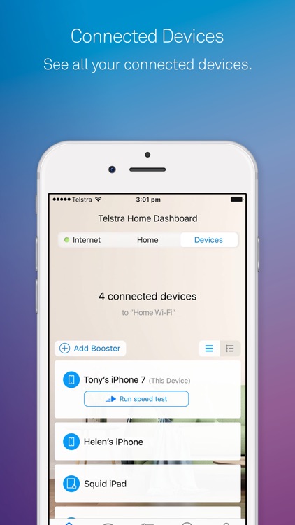 Telstra Home Dashboard™