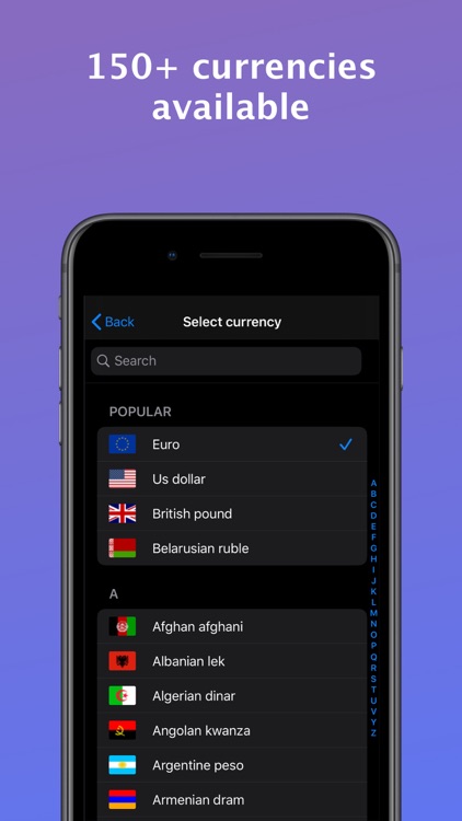 How much? Currency converter