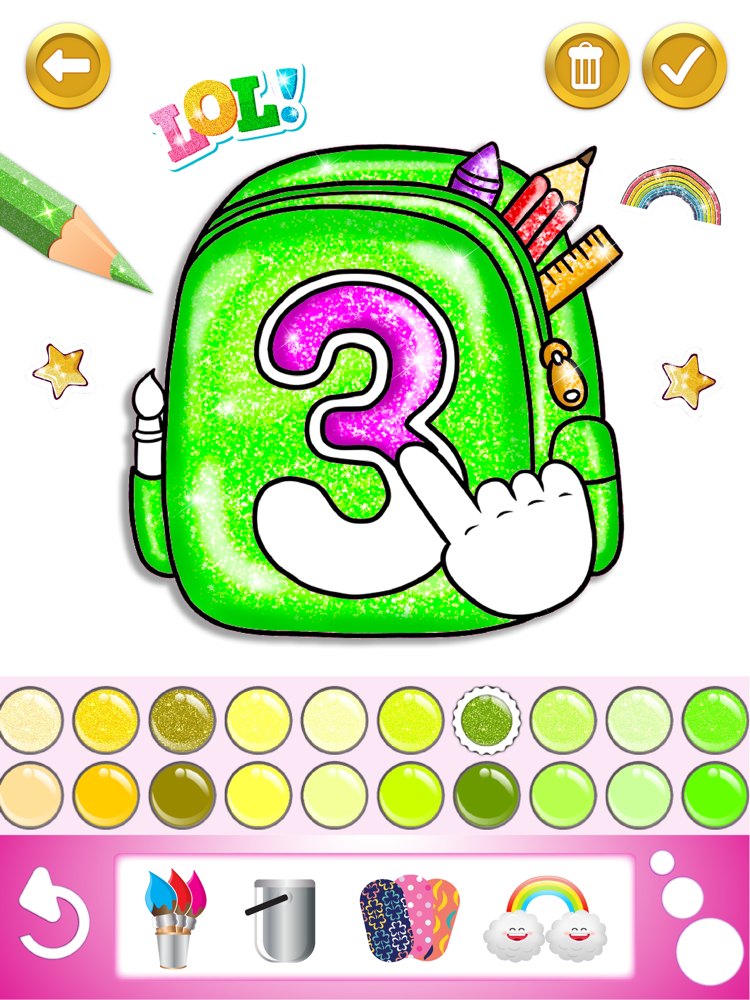 Download Glitter Dress Coloring Game App for iPhone - Free Download Glitter Dress Coloring Game for iPad ...