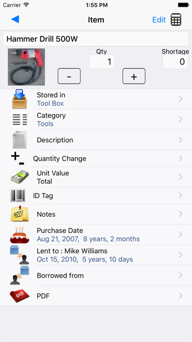 Items & Storage & Inventory Screenshots