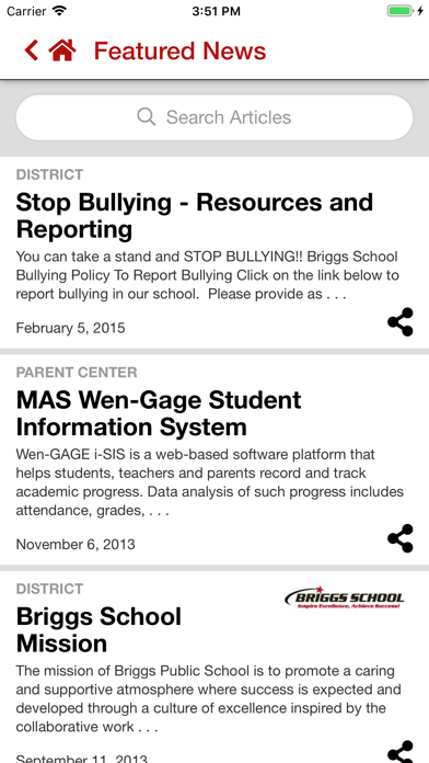 Briggs Public Schools screenshot 2