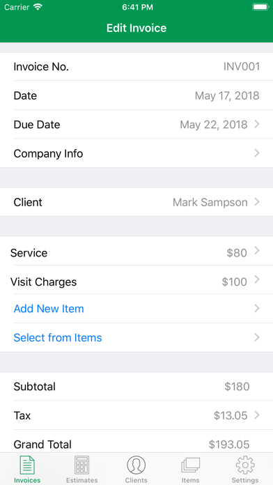 Invoice App for Small Business screenshot 2
