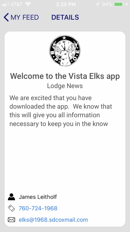 Vista Elks