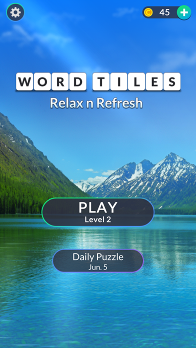 Image of Word Tiles: Relax n Refresh