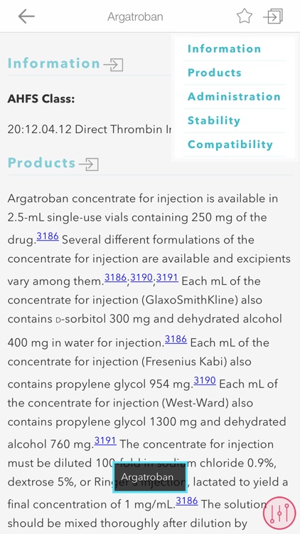 Injectable Drug Compatibility Chart